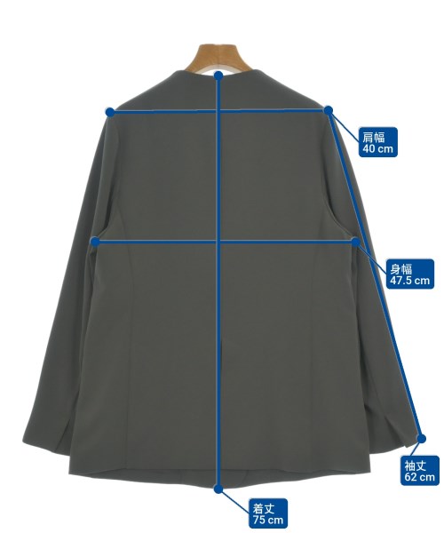 BEAUTY&YOUTH UNITED ARROWS（ビューティーアンドユースユナイテッドアローズ）ノーカラージャケット グレー サイズ:M レディース/2200674875050