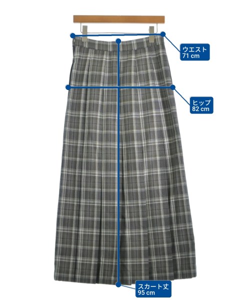BEAUTY&YOUTH UNITED ARROWS（ビューティーアンドユースユナイテッドアローズ）ロング・マキシ丈スカート グレー サイズ:M レディース/2200671841027