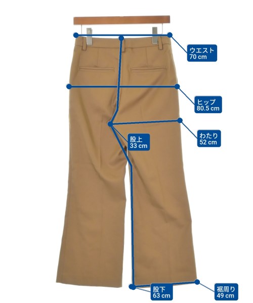 BEAUTY&YOUTH UNITED ARROWS（ビューティーアンドユースユナイテッドアローズ）スラックス ベージュ サイズ:M レディース/2200677065076