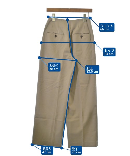 BEAUTY&YOUTH UNITED ARROWS（ビューティーアンドユースユナイテッドアローズ）スラックス ベージュ サイズ:M レディース/2200677700021