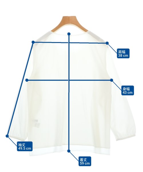 BEAUTY&YOUTH UNITED ARROWS（ビューティーアンドユースユナイテッドアローズ）ブラウス 白 サイズ:-(XL位) レディース/2200678755037