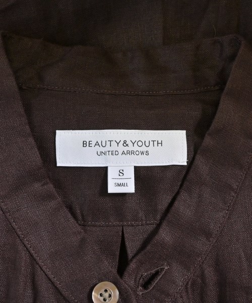 BEAUTY&YOUTH UNITED ARROWS（ビューティーアンドユースユナイテッドアローズ）シャツワンピース 茶 サイズ:S レディース/2200676897067