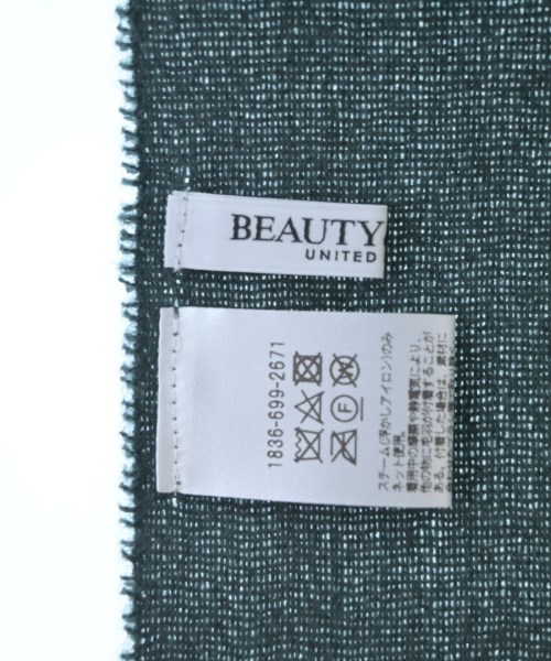 BEAUTY&YOUTH UNITED ARROWS（ビューティーアンドユースユナイテッドアローズ）マフラー 緑 サイズ:- レディース/2200688277154
