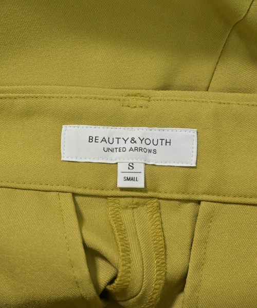 BEAUTY&YOUTH UNITED ARROWS（ビューティーアンドユースユナイテッドアローズ）スラックス 黄 サイズ:S レディース/2200688508029