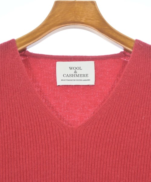 BEAUTY&YOUTH UNITED ARROWS（ビューティーアンドユースユナイテッドアローズ）ニット・セーター 赤 サイズ:F レディース/2200688785017