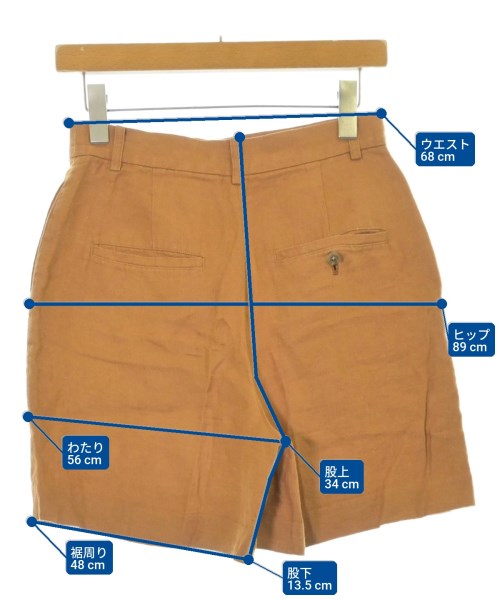 BEAUTY&YOUTH UNITED ARROWS（ビューティーアンドユースユナイテッドアローズ）ショートパンツ 茶 サイズ:M レディース/2200690046014