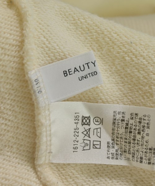 BEAUTY&YOUTH UNITED ARROWS（ビューティーアンドユースユナイテッドアローズ）スウェット 白 サイズ:-(M位) レディース/2200688607104