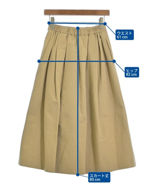 BEAUTY&YOUTH UNITED ARROWS（ビューティーアンドユースユナイテッドアローズ）ロング・マキシ丈スカート ベージュ サイズ:-(M位) レディース/2200689113055