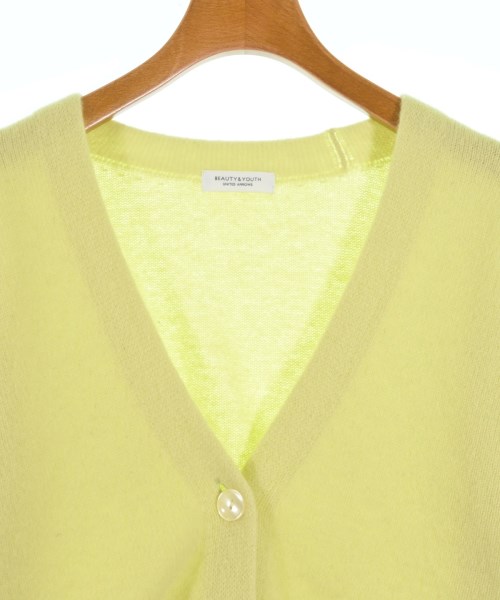 BEAUTY&YOUTH UNITED ARROWS（ビューティーアンドユースユナイテッドアローズ）カーディガン 黄 サイズ:F レディース/2200693544036