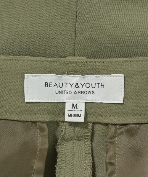 BEAUTY&YOUTH UNITED ARROWS（ビューティーアンドユースユナイテッドアローズ）スラックス カーキ サイズ:M レディース/2200693544203
