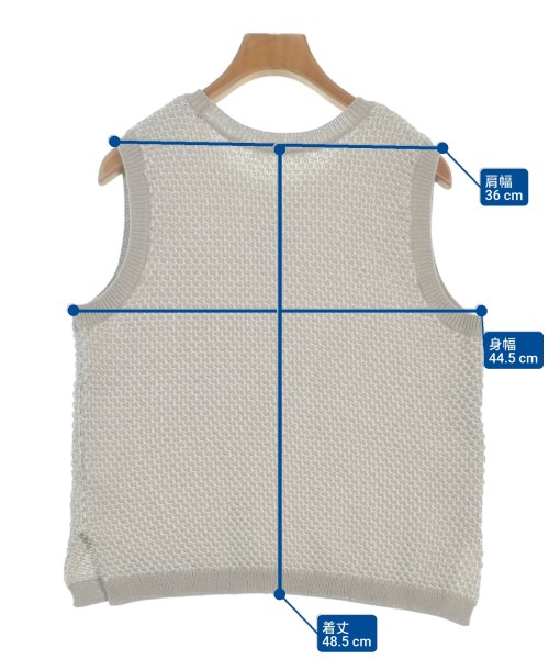 BEAUTY&YOUTH UNITED ARROWS（ビューティーアンドユースユナイテッドアローズ）ベスト グレー サイズ:-(M位) レディース/2200695358068