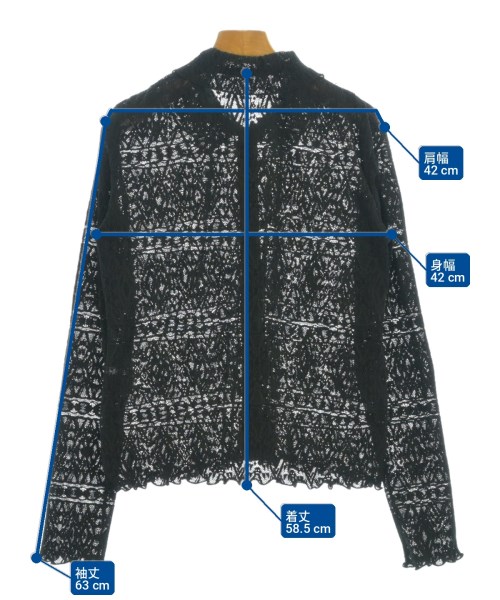 BEAUTY&YOUTH UNITED ARROWS（ビューティーアンドユースユナイテッドアローズ）ブラウス 黒 サイズ:F レディース/2200695829131