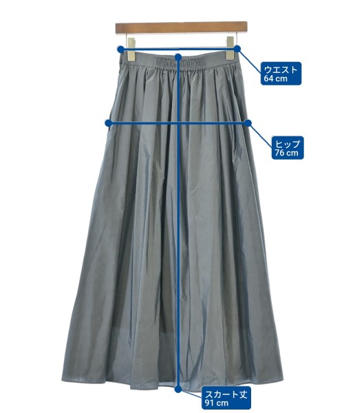 BEAUTY&YOUTH UNITED ARROWS（ビューティーアンドユースユナイテッドアローズ）ロング・マキシ丈スカート 青 サイズ:S レディース/2200691129037