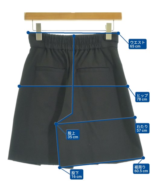 BEAUTY&YOUTH UNITED ARROWS（ビューティーアンドユースユナイテッドアローズ）ショートパンツ 黒 サイズ:S レディース/2200693436096