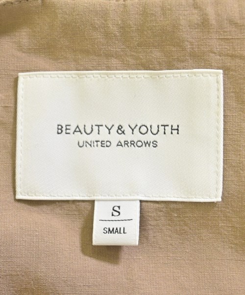 BEAUTY&YOUTH UNITED ARROWS（ビューティーアンドユースユナイテッドアローズ）ノーカラージャケット ベージュ サイズ:S レディース/2200691636153