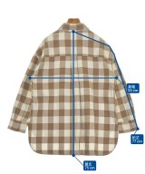 BEAUTY&YOUTH UNITED ARROWS（ビューティーアンドユースユナイテッドアローズ）カジュアルシャツ 茶 サイズ:F レディース/2200689908019