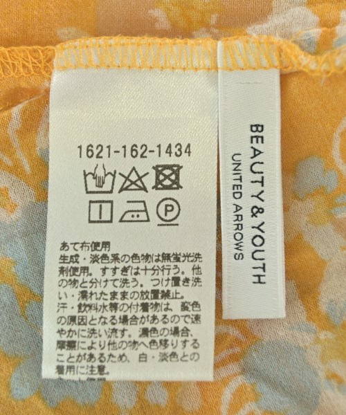 BEAUTY&YOUTH UNITED ARROWS（ビューティーアンドユースユナイテッドアローズ）ブラウス オレンジ サイズ:F レディース/2200691948089