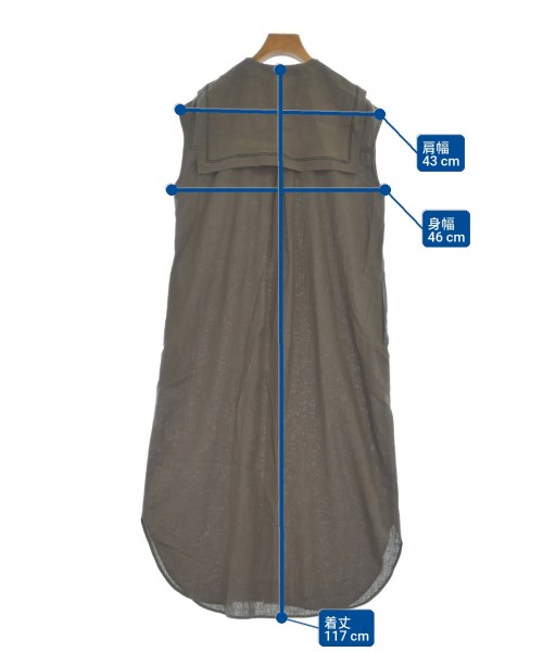 BEAUTY&YOUTH UNITED ARROWS（ビューティーアンドユースユナイテッドアローズ）シャツワンピース 茶 サイズ:-(M位) レディース/2200693334026