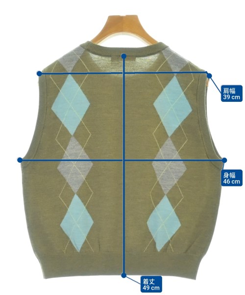 BEAUTY&YOUTH UNITED ARROWS（ビューティーアンドユースユナイテッドアローズ）ベスト/ノースリーブ カーキ サイズ:-(M位) レディース/2200695511197