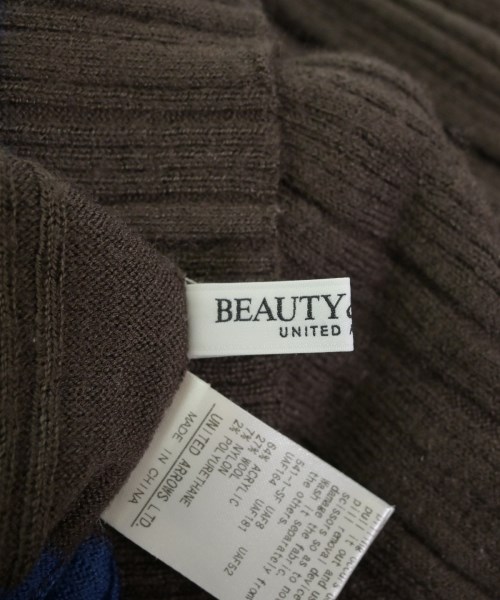 BEAUTY&YOUTH UNITED ARROWS（ビューティーアンドユースユナイテッドアローズ）ニット・セーター 茶 サイズ:F レディース/2200691773063