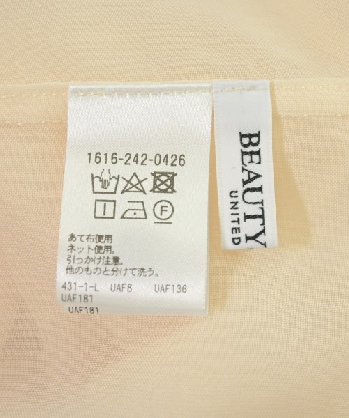 BEAUTY&YOUTH UNITED ARROWS（ビューティーアンドユースユナイテッドアローズ）カジュアルシャツ 黄 サイズ:F レディース/2200693071211