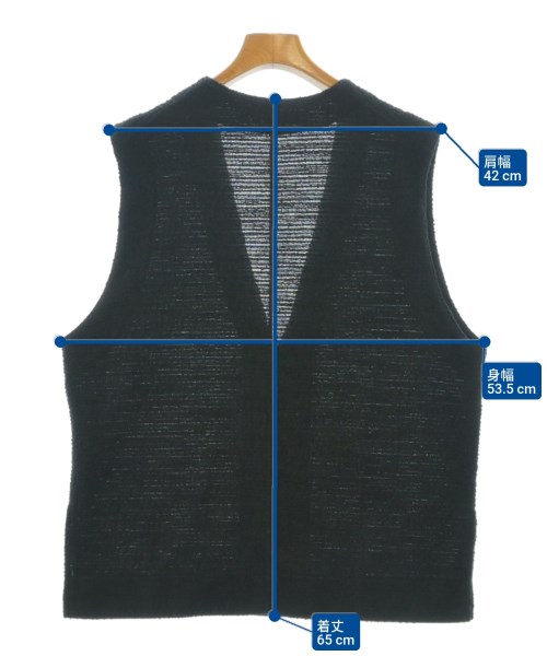 BEAUTY&YOUTH UNITED ARROWS（ビューティーアンドユースユナイテッドアローズ）ベスト 黒 サイズ:-(M位) レディース/2200698336049