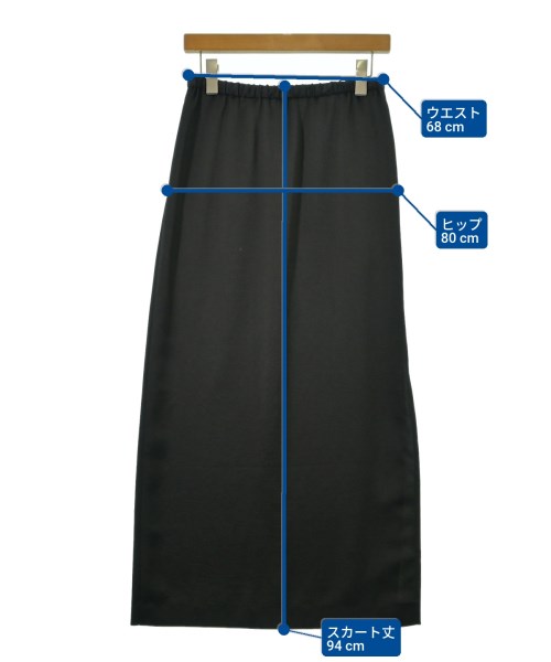 BEAUTY&YOUTH UNITED ARROWS（ビューティーアンドユースユナイテッドアローズ）ロング・マキシ丈スカート 黒 サイズ:M レディース/2200690221121