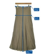 BEAUTY&YOUTH UNITED ARROWS（ビューティーアンドユースユナイテッドアローズ）ロング・マキシ丈スカート カーキ サイズ:M レディース/2200693671077