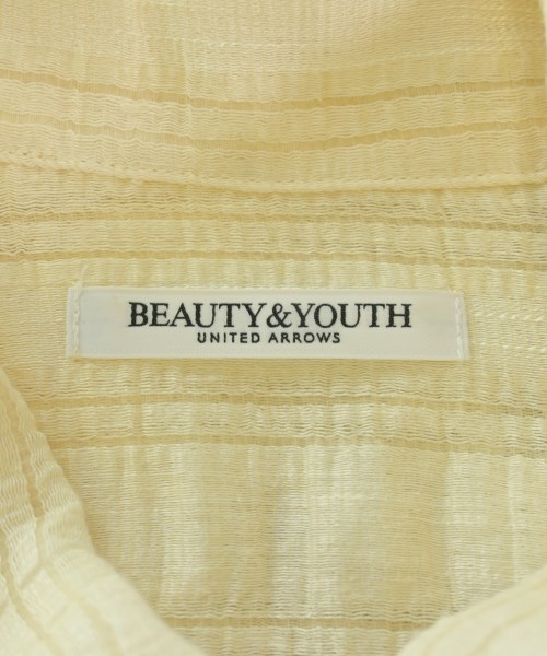 BEAUTY&YOUTH UNITED ARROWS（ビューティーアンドユースユナイテッドアローズ）カジュアルシャツ 黄 サイズ:F レディース/2200695690090