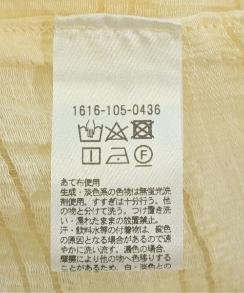 BEAUTY&YOUTH UNITED ARROWS（ビューティーアンドユースユナイテッドアローズ）カジュアルシャツ 黄 サイズ:F レディース/2200695690090