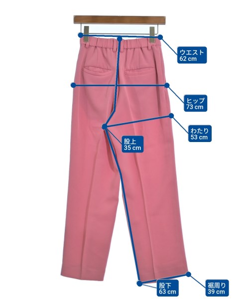 BEAUTY&YOUTH UNITED ARROWS（ビューティーアンドユースユナイテッドアローズ）スラックス ピンク サイズ:XS レディース/2200691371047