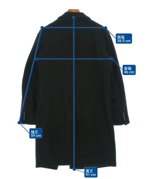 BEAUTY&YOUTH UNITED ARROWS（ビューティーアンドユースユナイテッドアローズ）チェスターコート 黒 サイズ:M レディース/2200700171019