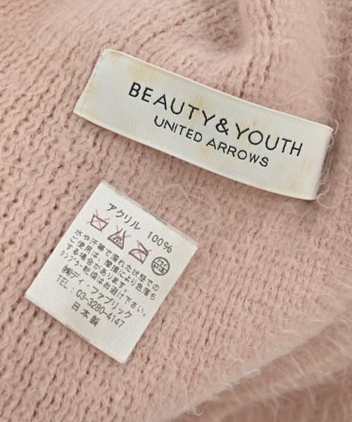 BEAUTY&YOUTH UNITED ARROWS（ビューティーアンドユースユナイテッドアローズ）マフラー ピンク サイズ:- レディース/2200691721071