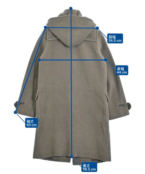 BEAUTY&YOUTH UNITED ARROWS（ビューティーアンドユースユナイテッドアローズ）ダッフルコート グレー サイズ:M レディース/2200698898059