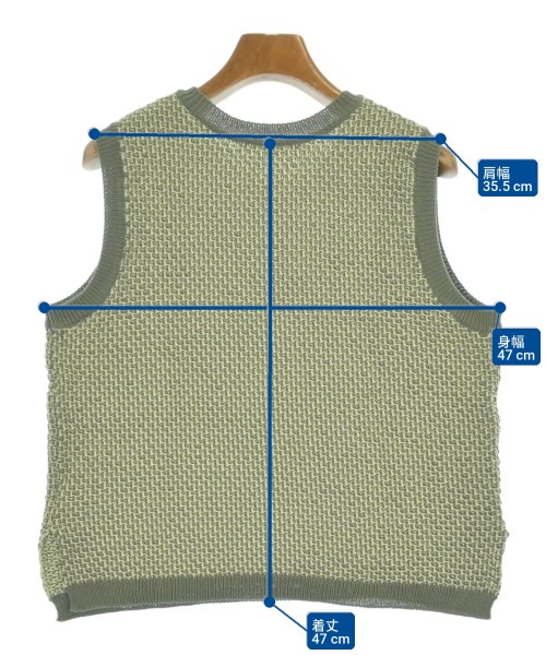 BEAUTY&YOUTH UNITED ARROWS（ビューティーアンドユースユナイテッドアローズ）ベスト 緑 サイズ:-(XL位) レディース/2200698965058