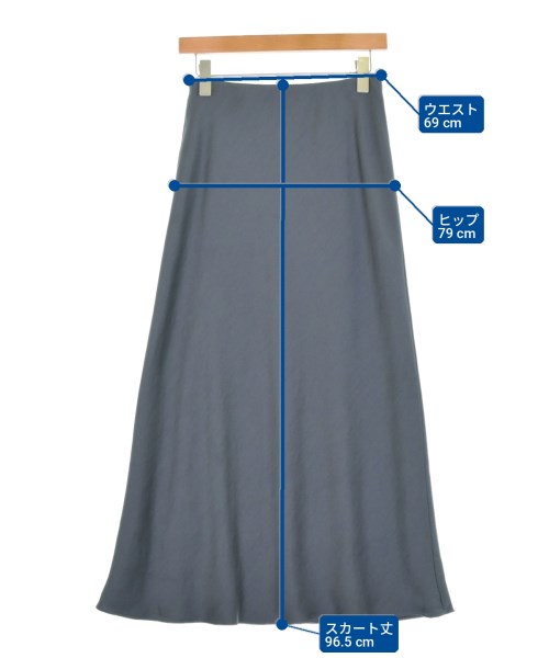 BEAUTY&YOUTH UNITED ARROWS（ビューティーアンドユースユナイテッドアローズ）ロング・マキシ丈スカート グレー サイズ:M レディース/2200695612016
