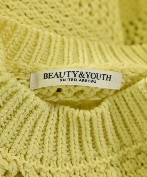 BEAUTY&YOUTH UNITED ARROWS（ビューティーアンドユースユナイテッドアローズ）ニット・セーター 黄 サイズ:F レディース/2200697986115