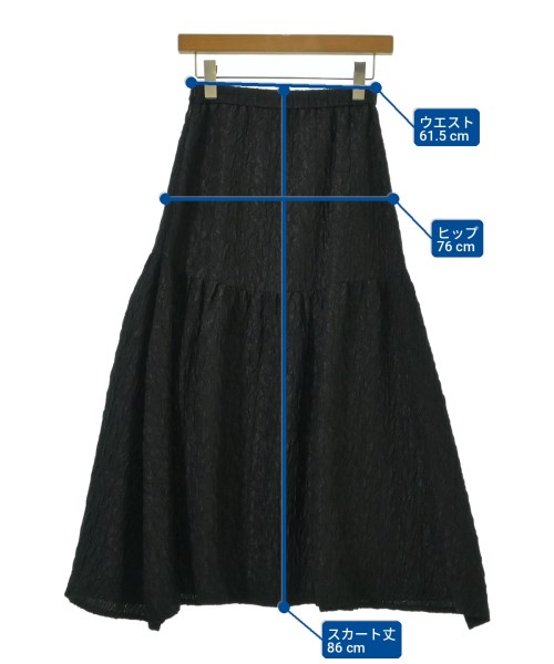 BEAUTY&YOUTH UNITED ARROWS（ビューティーアンドユースユナイテッドアローズ）ロング・マキシ丈スカート 黒 サイズ:XS レディース/2200698781146