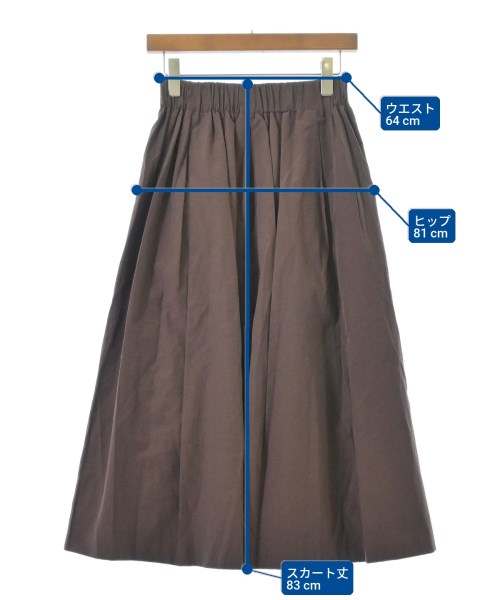BEAUTY&YOUTH UNITED ARROWS（ビューティーアンドユースユナイテッドアローズ）ロング・マキシ丈スカート 茶 サイズ:S レディース/2200699699112