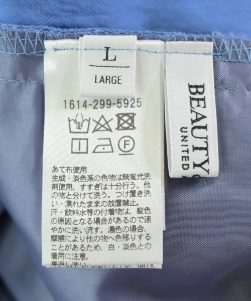 BEAUTY&YOUTH UNITED ARROWS（ビューティーアンドユースユナイテッドアローズ）スラックス 青 サイズ:L レディース/2200645555110