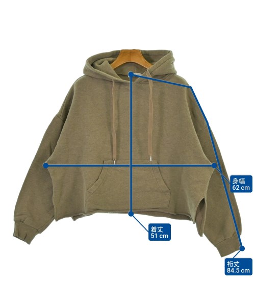 BEAUTY&YOUTH UNITED ARROWS（ビューティーアンドユースユナイテッドアローズ）パーカー グレー サイズ:F レディース/2200646473024