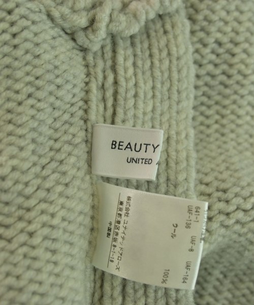 BEAUTY&YOUTH UNITED ARROWS（ビューティーアンドユースユナイテッドアローズ）ニット・セーター グレー サイズ:F レディース/2200646473123