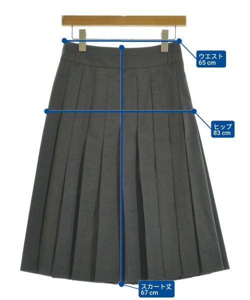 BEAUTY&YOUTH UNITED ARROWS（ビューティーアンドユースユナイテッドアローズ）ロング・マキシ丈スカート グレー サイズ:S レディース/2200655980131