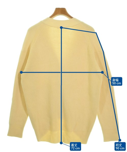 BEAUTY&YOUTH UNITED ARROWS（ビューティーアンドユースユナイテッドアローズ）カーディガン 黄 サイズ:F レディース/2200649723027