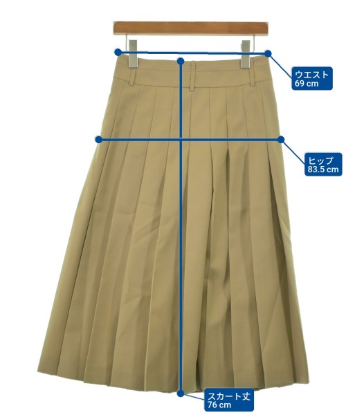 BEAUTY&YOUTH UNITED ARROWS（ビューティーアンドユースユナイテッドアローズ）ロング・マキシ丈スカート ベージュ サイズ:M レディース/2200656286034