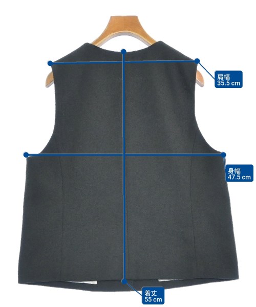 BEAUTY&YOUTH UNITED ARROWS（ビューティーアンドユースユナイテッドアローズ）ベスト 黒 サイズ:F レディース/2200652326024