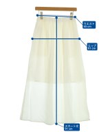 BEAUTY&YOUTH UNITED ARROWS（ビューティーアンドユースユナイテッドアローズ）ひざ丈スカート 白 サイズ:S レディース/2200646333113
