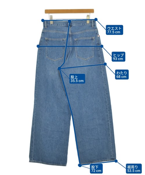 BEAUTY&YOUTH UNITED ARROWS（ビューティーアンドユースユナイテッドアローズ）デニムパンツ 青 サイズ:M レディース/2200648870081