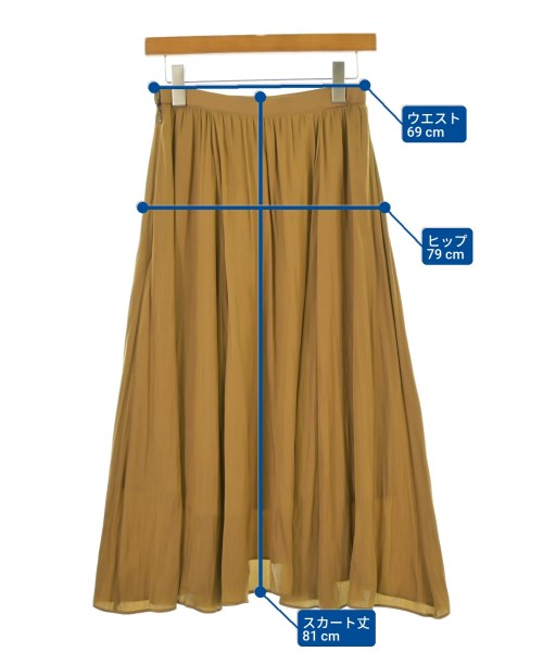 BEAUTY&YOUTH UNITED ARROWS（ビューティーアンドユースユナイテッドアローズ）ロング・マキシ丈スカート ベージュ サイズ:S レディース/2200651833059