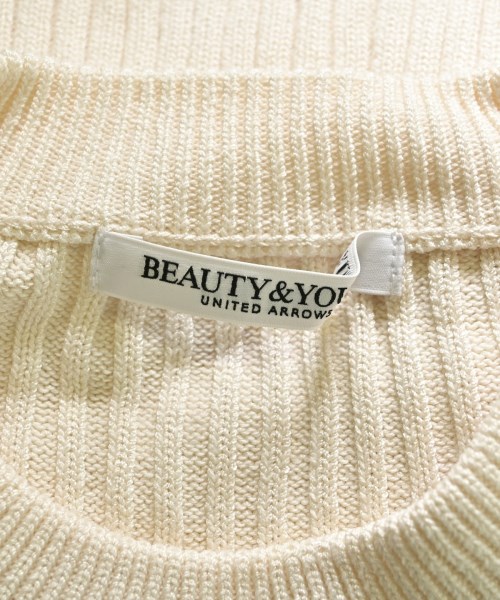 BEAUTY&YOUTH UNITED ARROWS（ビューティーアンドユースユナイテッドアローズ）ニット・セーター 白 サイズ:F レディース/2200646465012